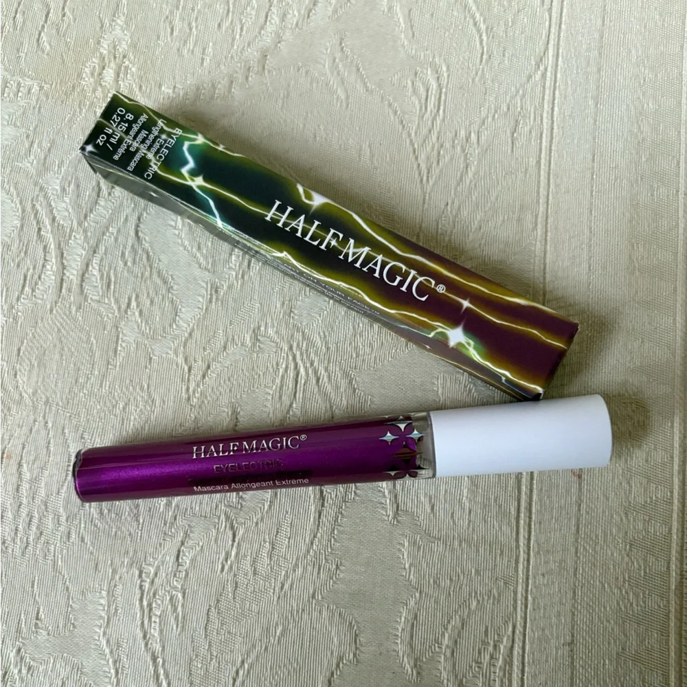 Half Magic Eyelectric Lengthening Tubing Mascara in Violet Acts Purple BNIB